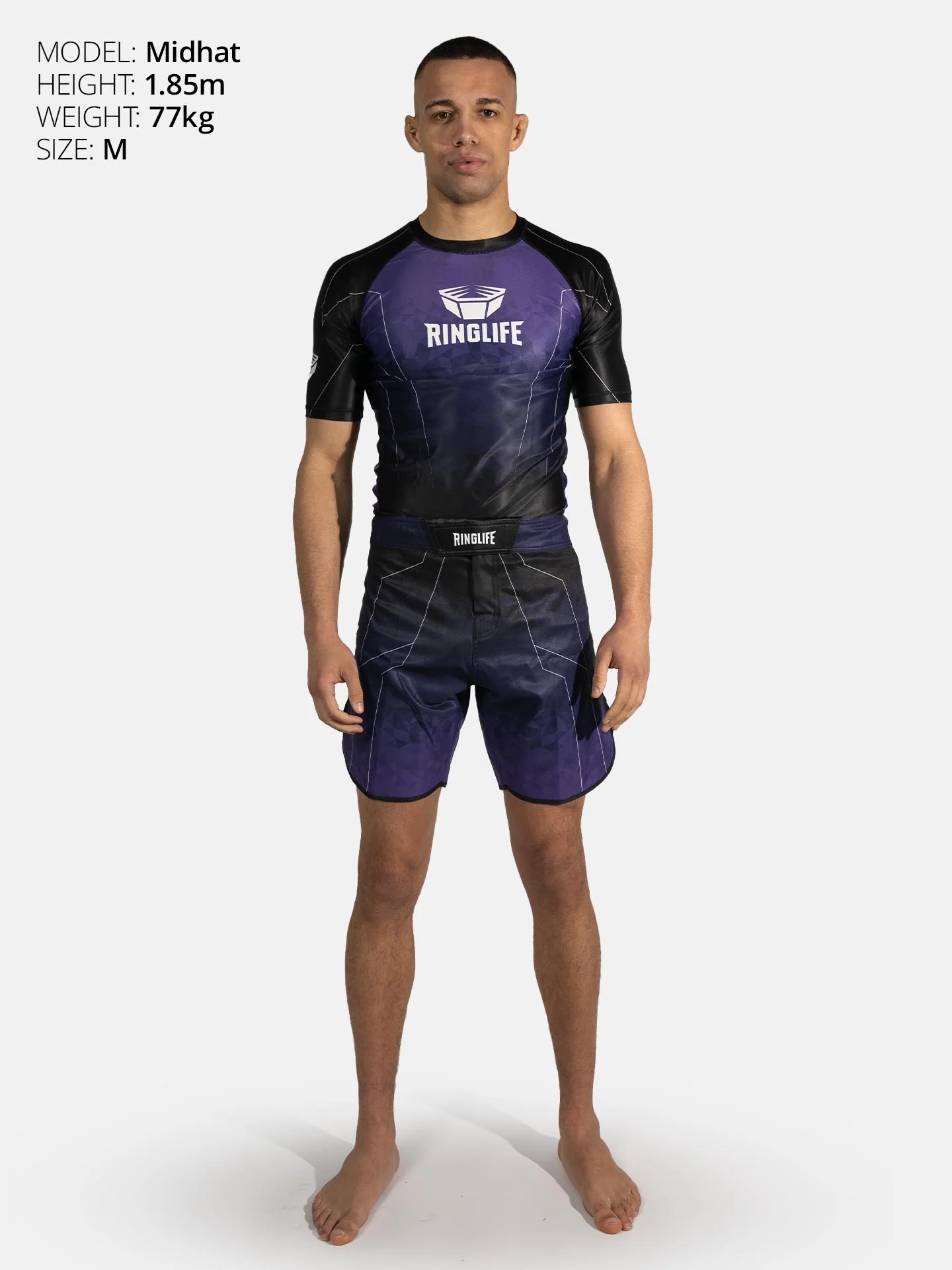RINGLIFE Rashguard S/S - Transition schwarz-lila - Image 5