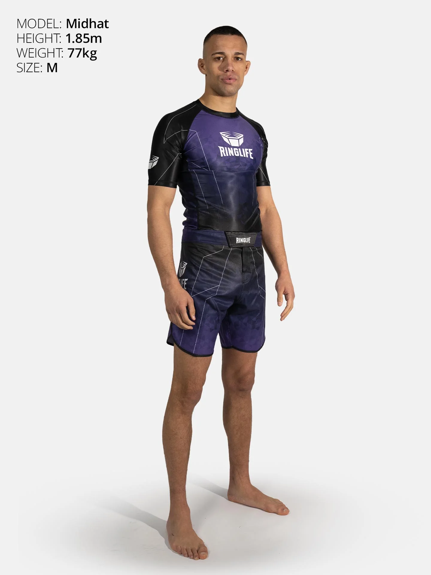 RINGLIFE Rashguard S/S - Transition schwarz-lila - Image 6