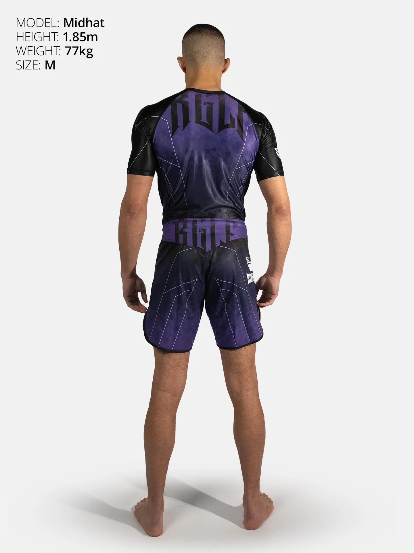 RINGLIFE Rashguard S/S - Transition schwarz-lila - Image 7