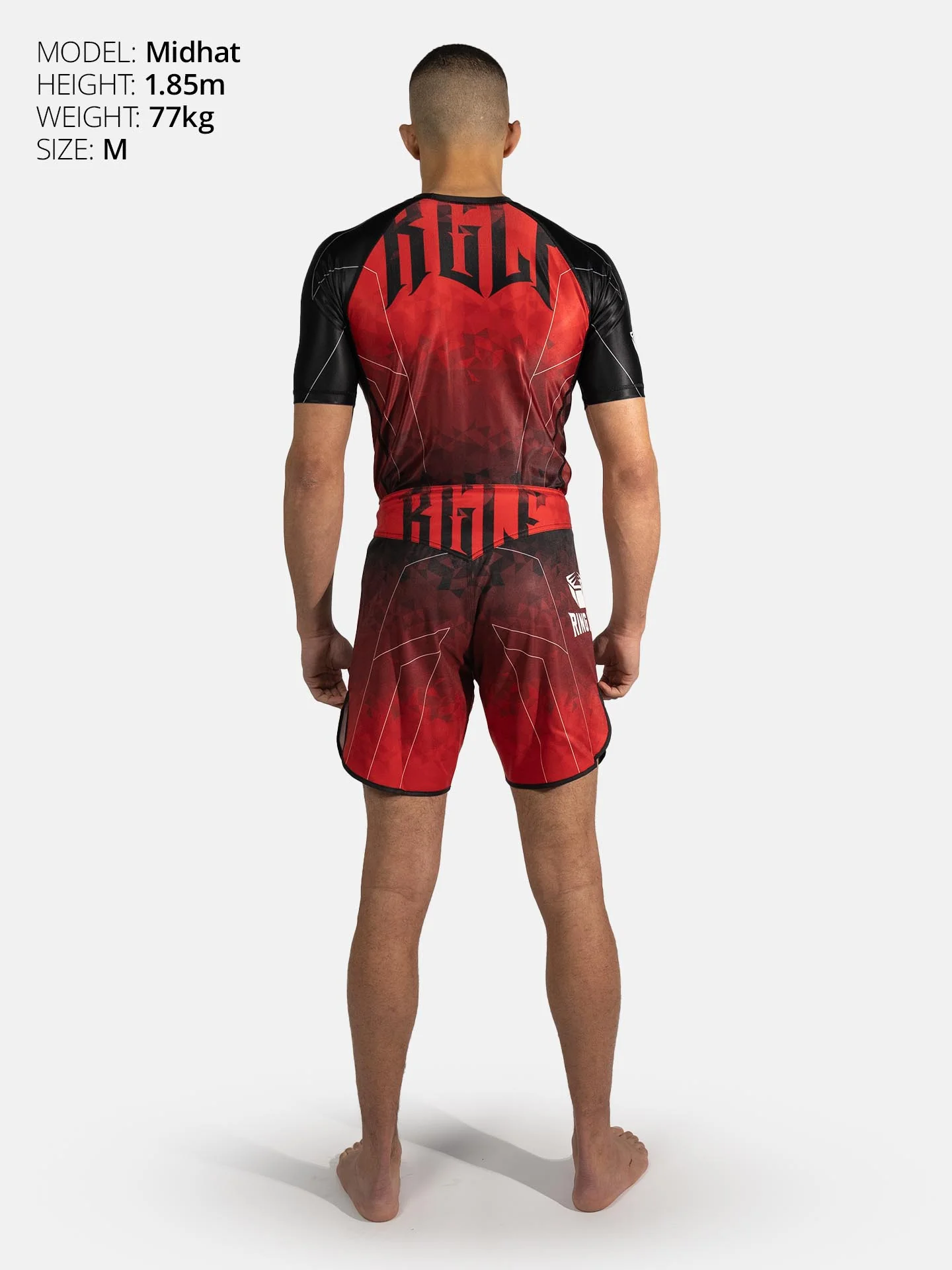 RINGLIFE Rashguard S/S - Transition schwarz-rot - Image 6