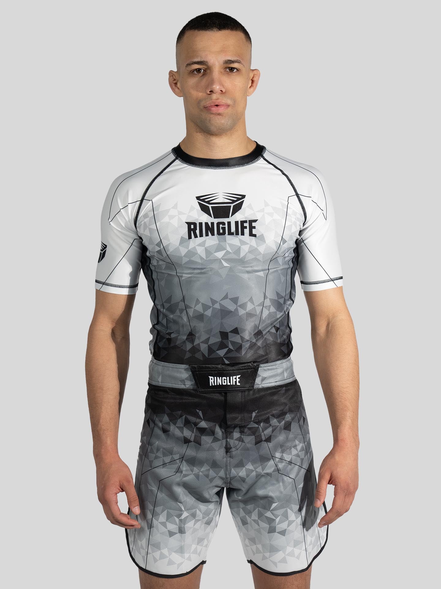RINGLIFE Rashguard S/S - Transition schwarz-weiss - Image 14