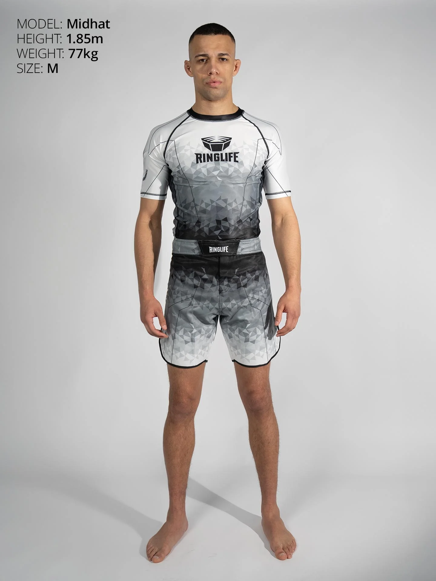 RINGLIFE Rashguard S/S - Transition schwarz-weiss - Image 5