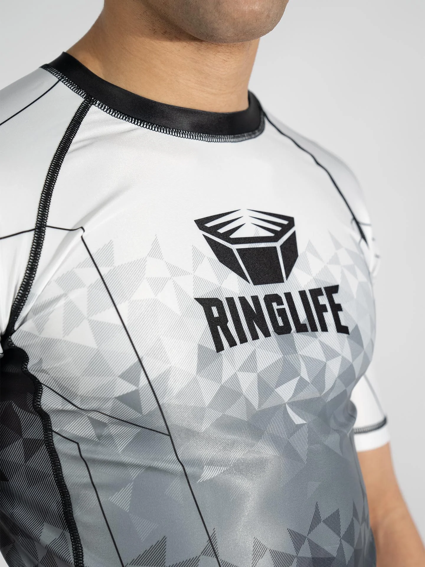 RINGLIFE Rashguard S/S - Transition schwarz-weiss - Image 7