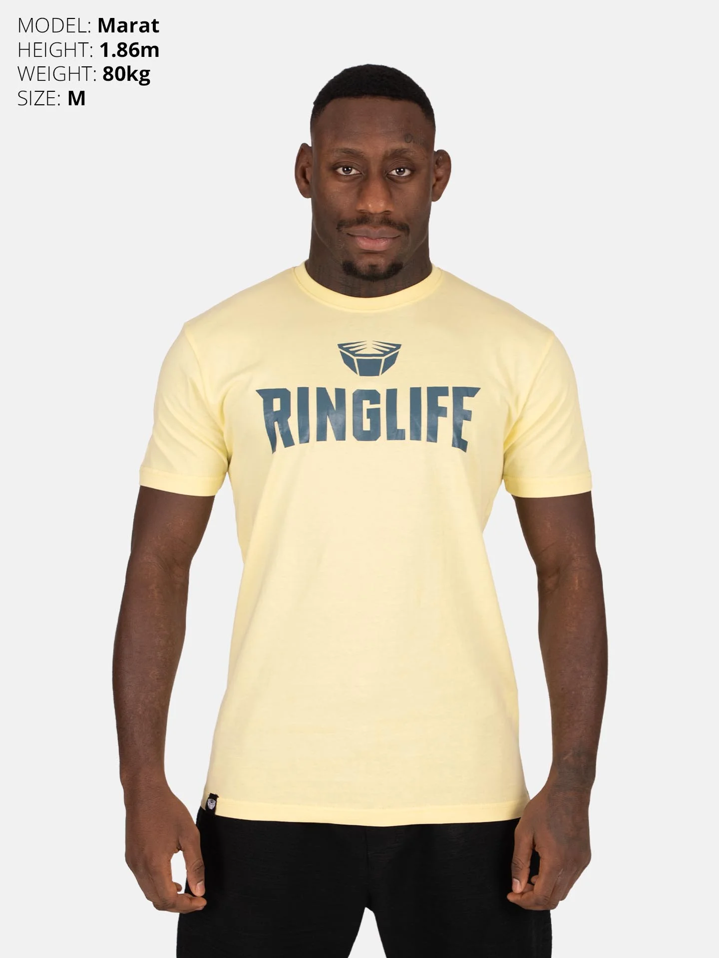 RINGLIFE T-Shirt, Logo 2.0, chardonnay-navy - Image 2
