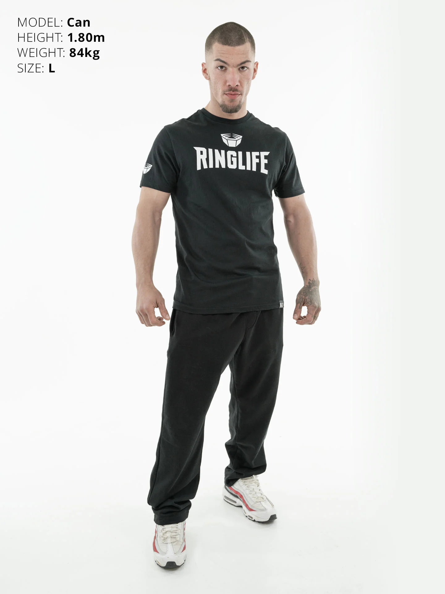 RINGLIFE T-Shirt - Logo schwarz-weiß - Image 10