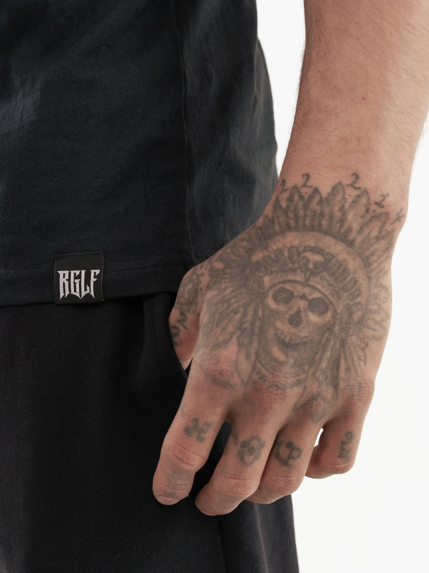 RINGLIFE T-Shirt - Logo schwarz-weiß - Image 12