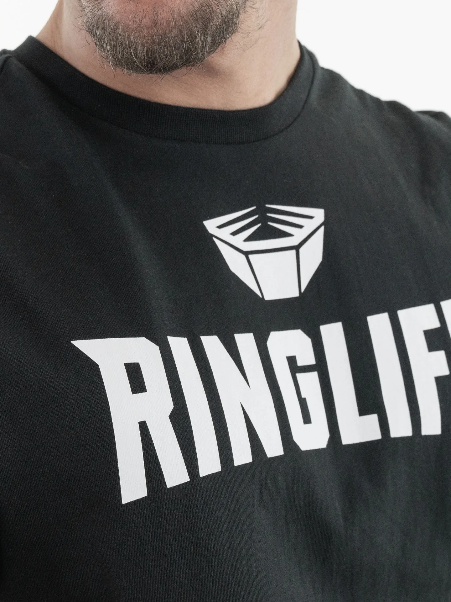 RINGLIFE T-Shirt - Logo schwarz-weiß - Image 13