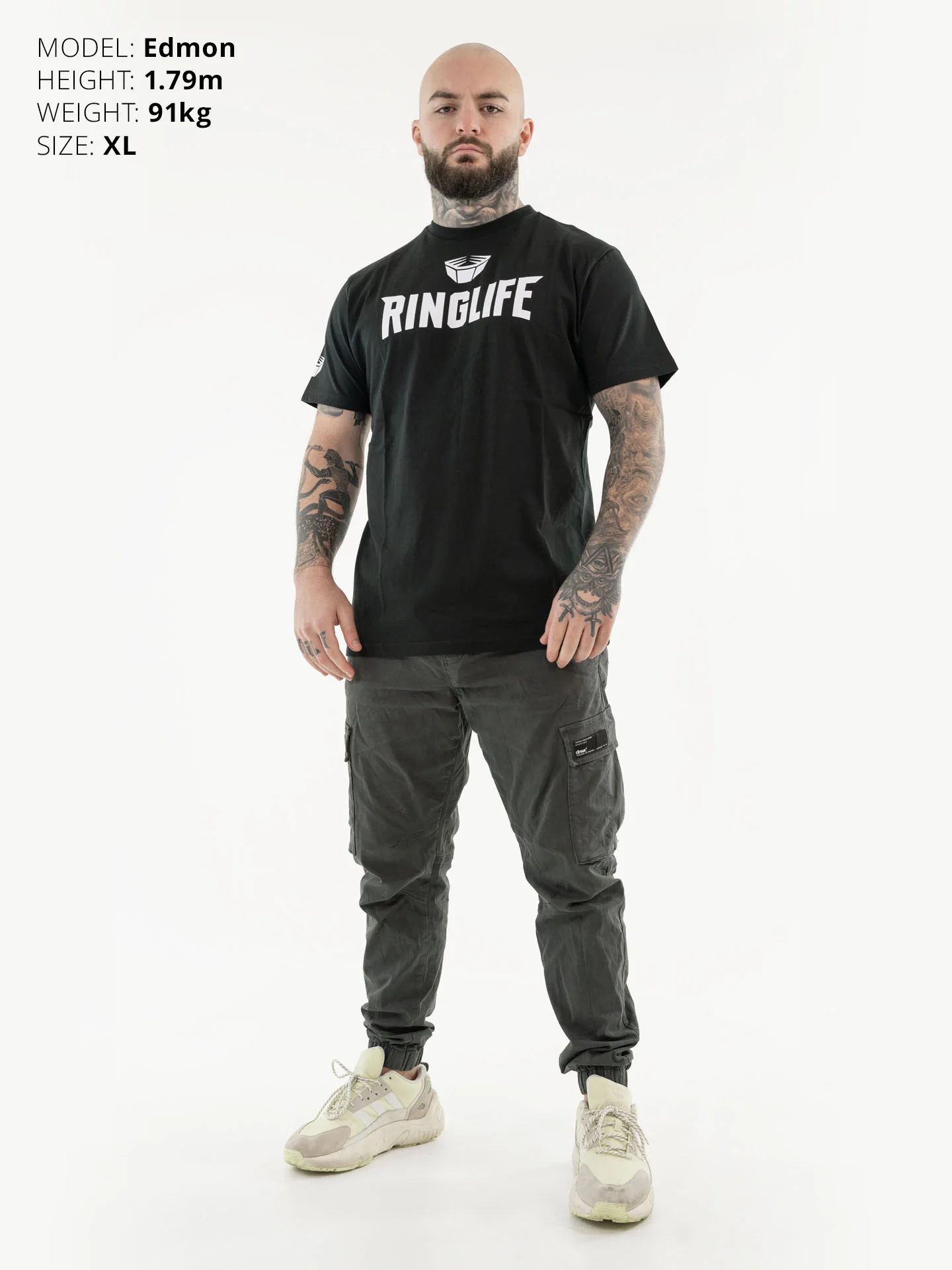 RINGLIFE T-Shirt - Logo schwarz-weiß - Image 3