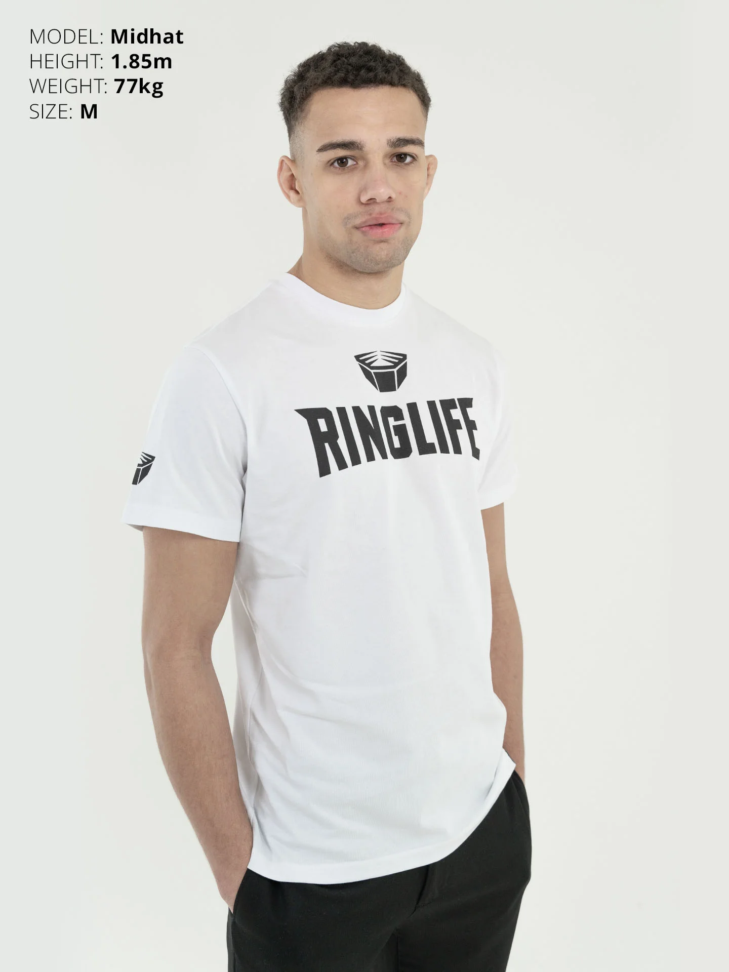 RINGLIFE T-Shirt - Logo weiß-schwarz - Image 4