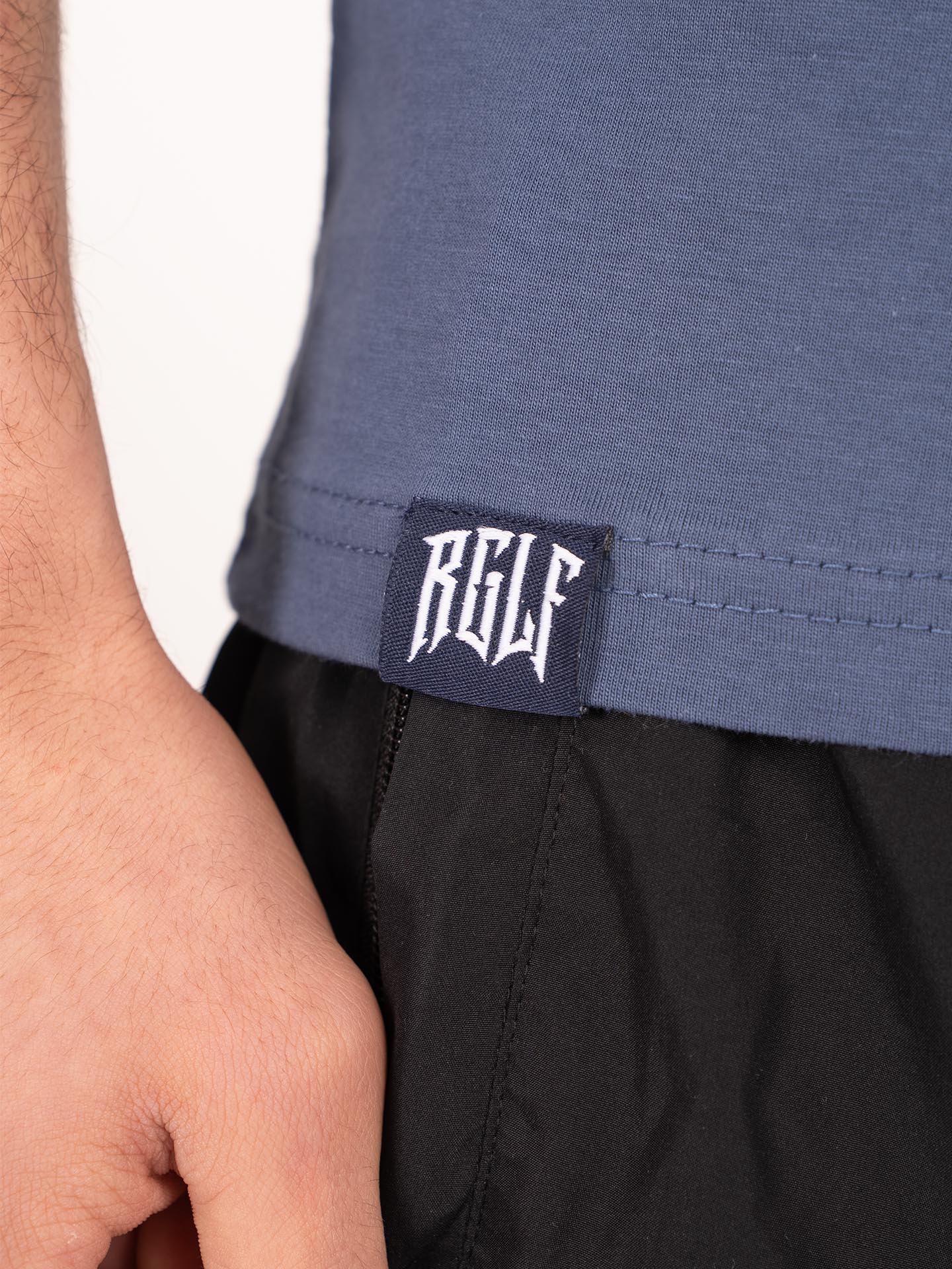 RINGLIFE T-Shirt, Sparring Div. Worldwide, indigo-weiß - Image 4
