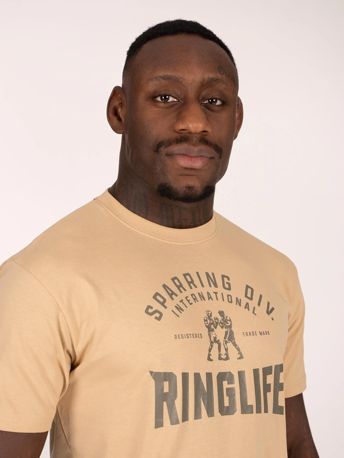 RINGLIFE T-Shirt, Sparring Div. Worldwide, sand-khaki - Image 3