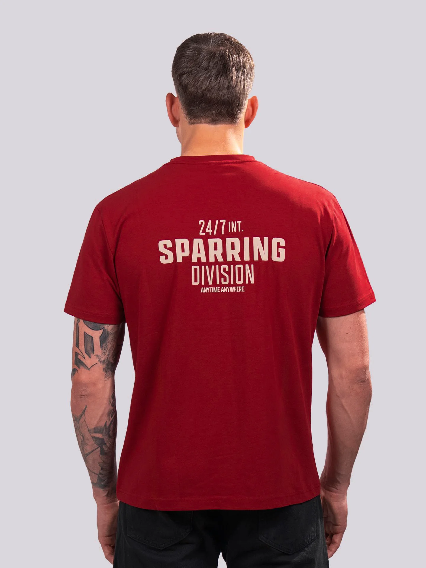 RINGLIFE T-Shirt, Sparring Division, weinrot - Image 4