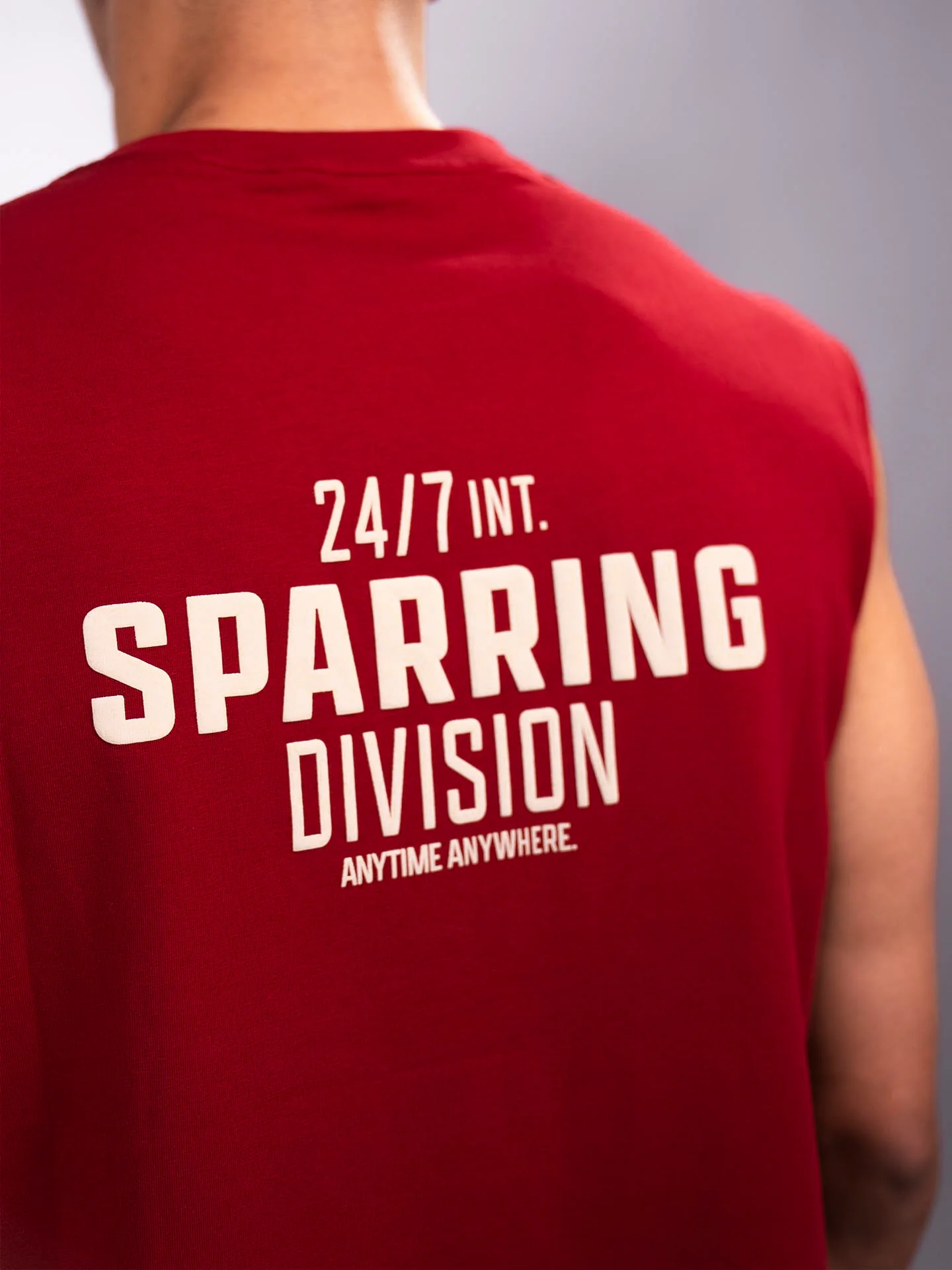 RINGLIFE Tank Top, Sparring Division, weinrot - Image 6
